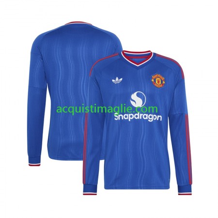 Divisa di Calcio Manchester United Trasferta 2026/2027 Manica Lunga